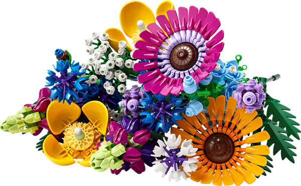 Foto van speelgoed LEGO_icons_BoeketMetWildeBloemen_10313_detail.png